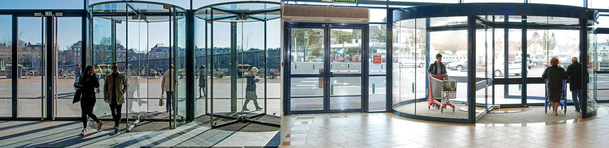 Automatic-Glass-revolving-Doors